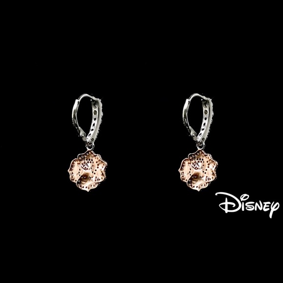 18k Gold Disney Beauty and the Beast Earrings - Picture 8 of 13